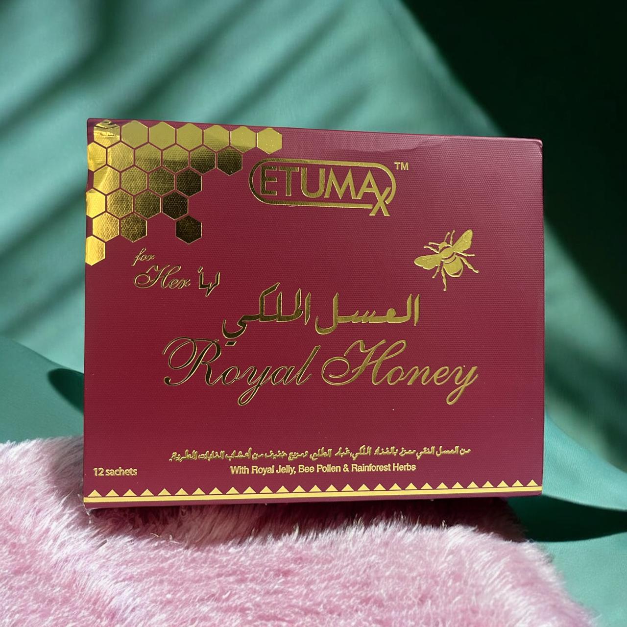 Etumax royal honey for woman 20 gm 12 sachets