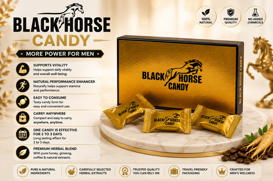 Black Horse Candy 12 pcs 4.3 Gm