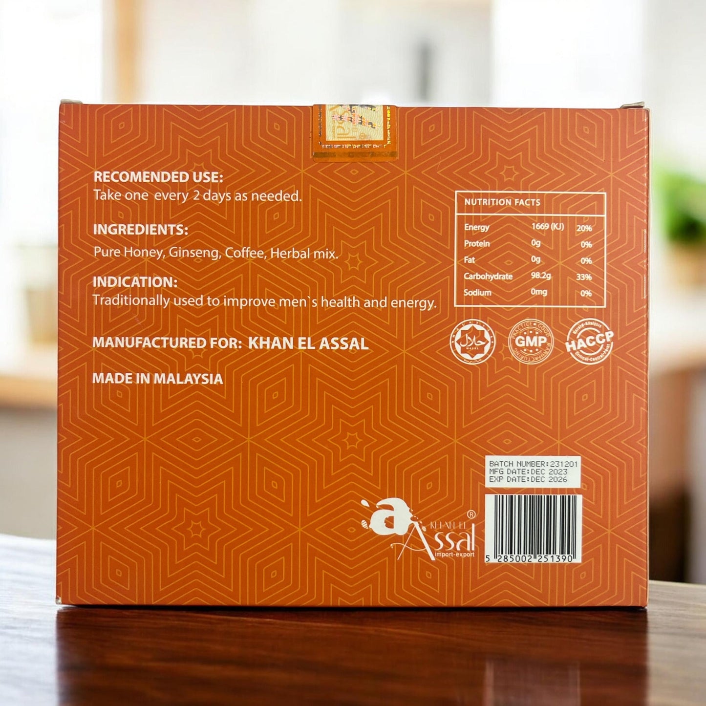 Organic Candy Power 60 Pieces for Men