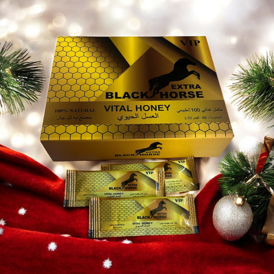 VIP extra Black Horse Vital Honey 10 gm 48 Sachets