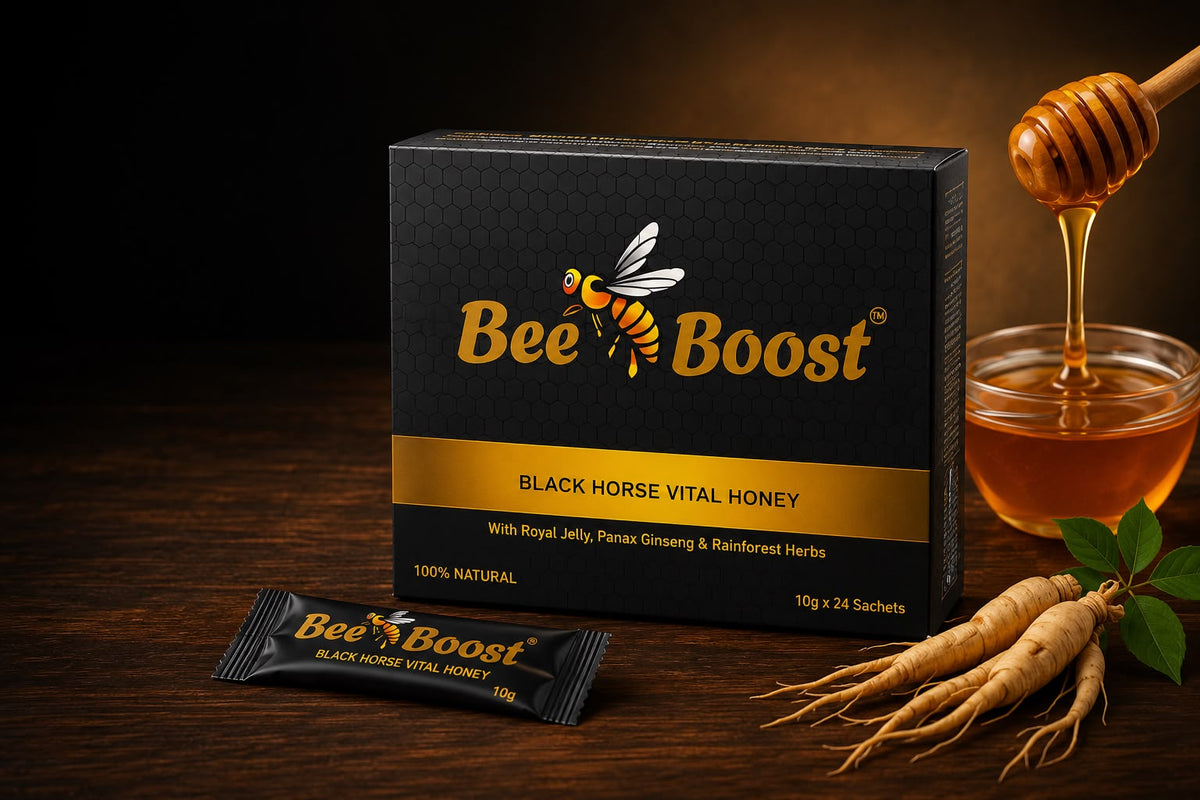Bee Boost Black Horse Vital Honey – Premium Natural Honey Blend