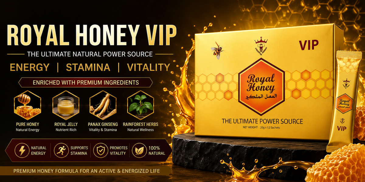 Royal Honey VIP: Natural Energy, Stamina & Vitality for an Active Lifestyle