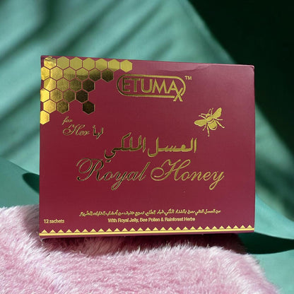 Etumax royal honey for woman 20 gm 12 sachets