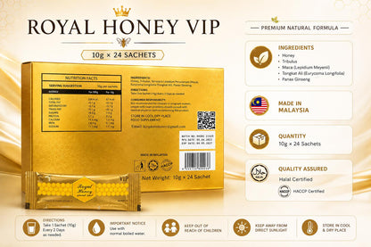 Royal Honey VIP 20gm 12 Sachets