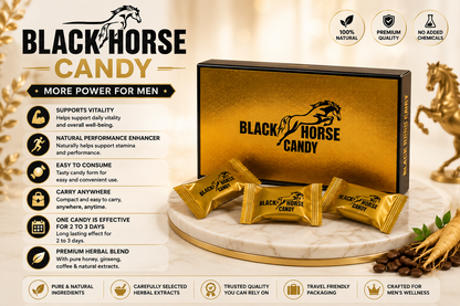 Black Horse Candy 12 pcs 4.3 Gm