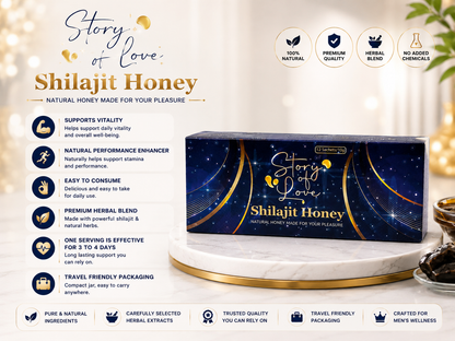 Shilajit Honey 10 gm 12 Sachets