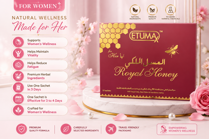 Etumax royal honey for woman 20 gm 12 sachets