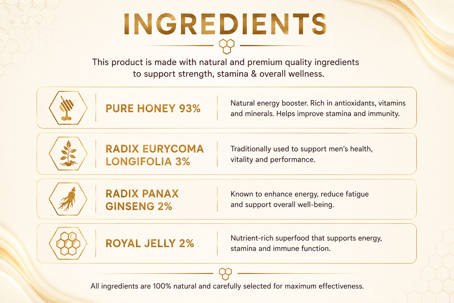 Bee Boost vital honey 10 gm 24 sachets