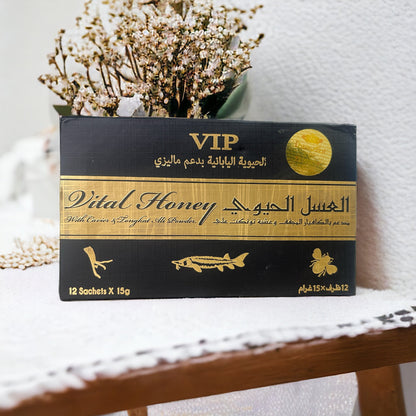 VIP Vital honey 15 Gm 12 Sachets