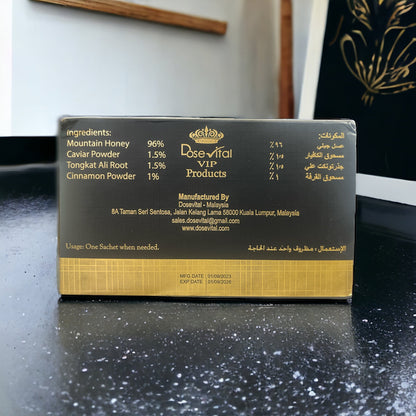 VIP Vital honey 15 Gm 12 Sachets