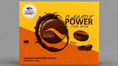 Organic Candy Power 60 Pieces for Men