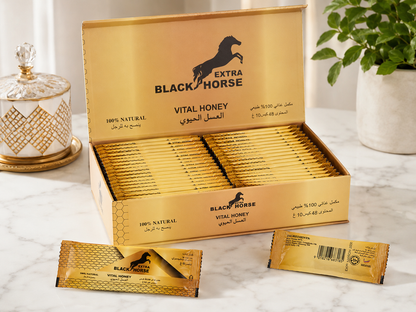 extra VIP Black Horse Vital Honey 10 gm 48 Sachets