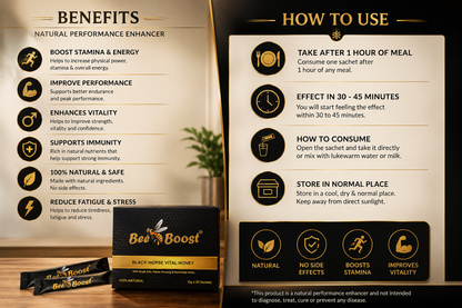 Bee Boost vital honey 10 gm 24 sachets