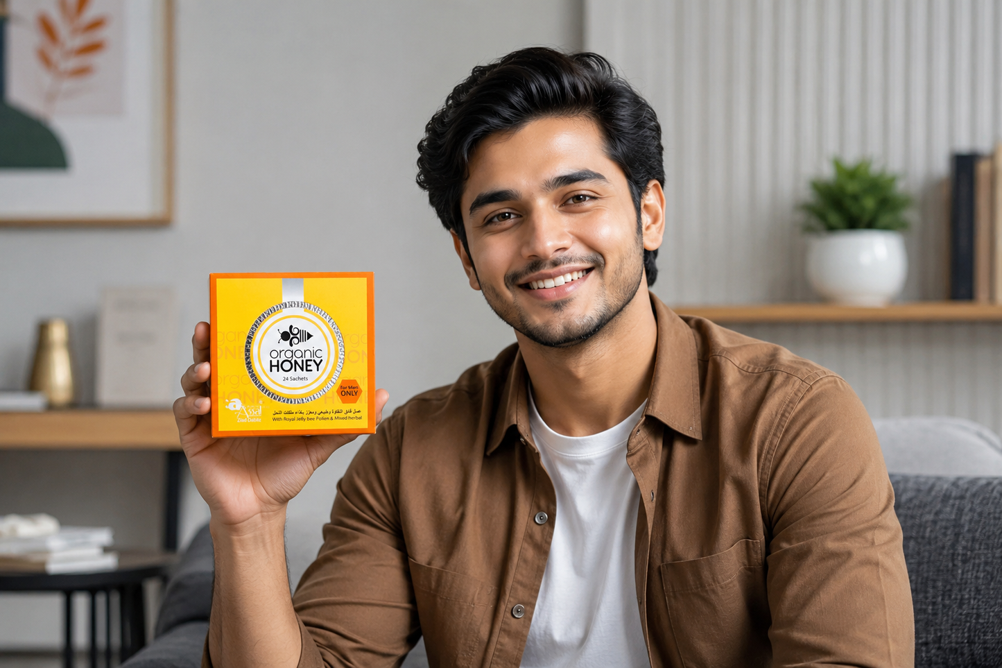 Organic Honey For Men 10 gm 24 sachets