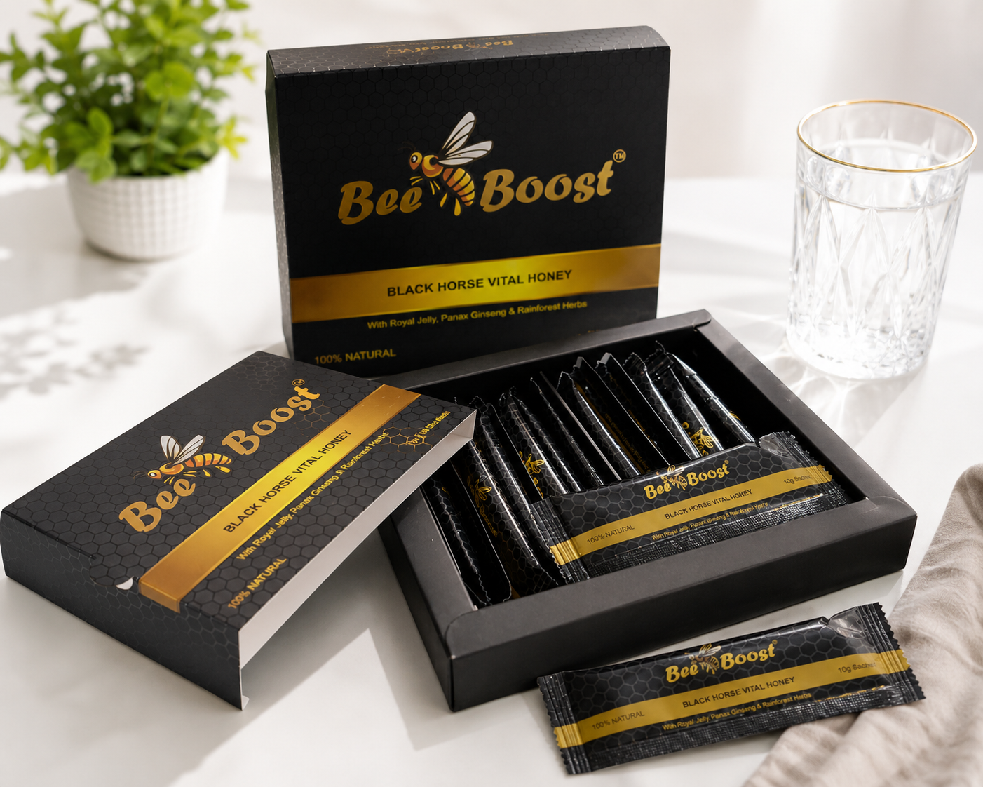 Bee Boost vital honey 10 gm 24 sachets